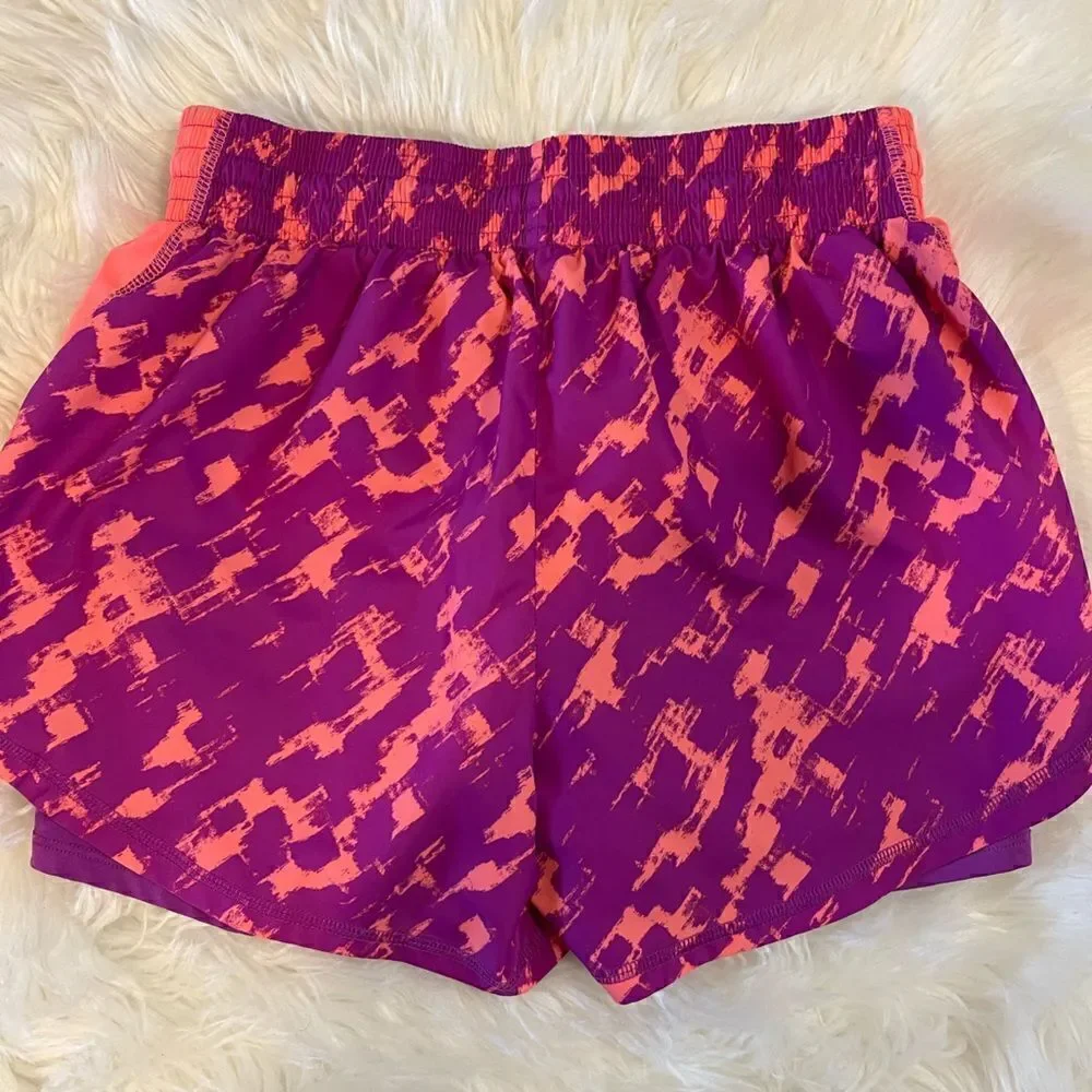 Champion Purple & Orange Running Shorts | SZ M
